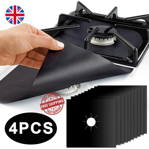 4pc reusable gas hob - hob, protector