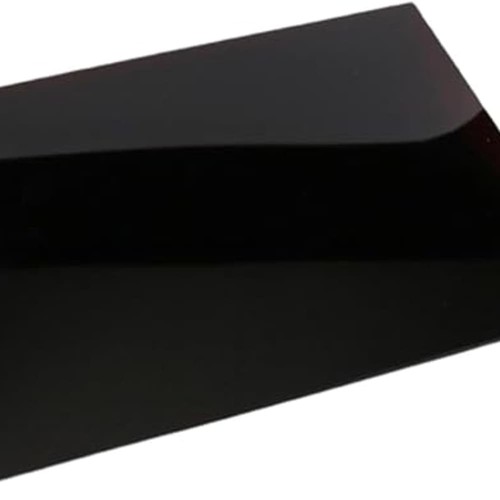 Black universal hob cover - black,