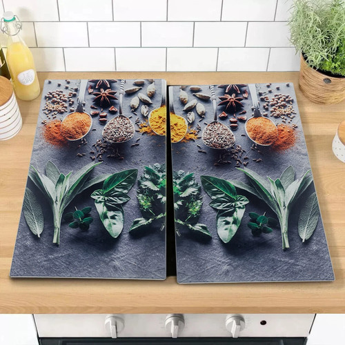 2pc glass hob - 2pc, cover