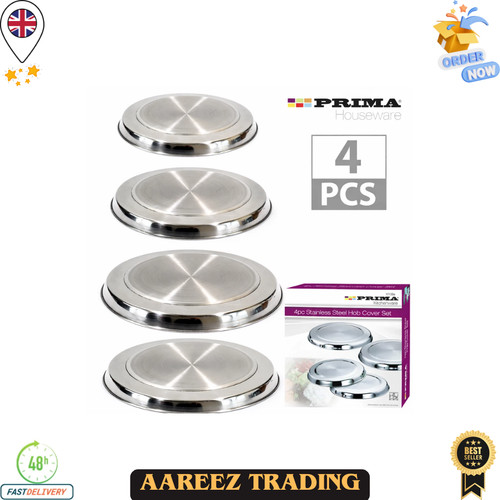 4pc stainless steel hob - 4pc,